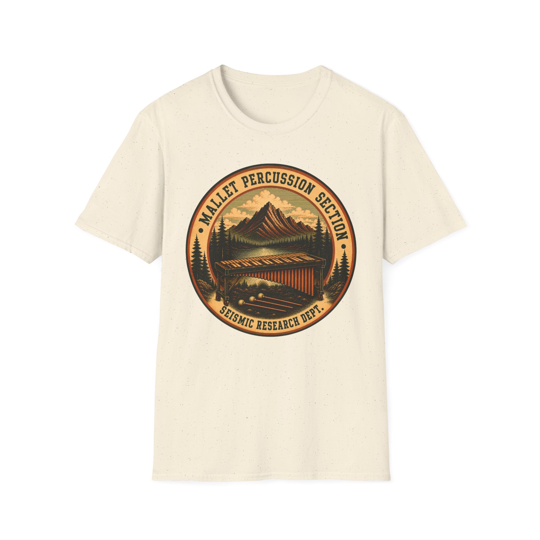 Mallet Percussion Section Seismic Research Dept. Tee