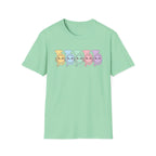 Cute Kawaii Colorful Brass Tee