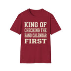 King of Checking the Band Calendar First Tee