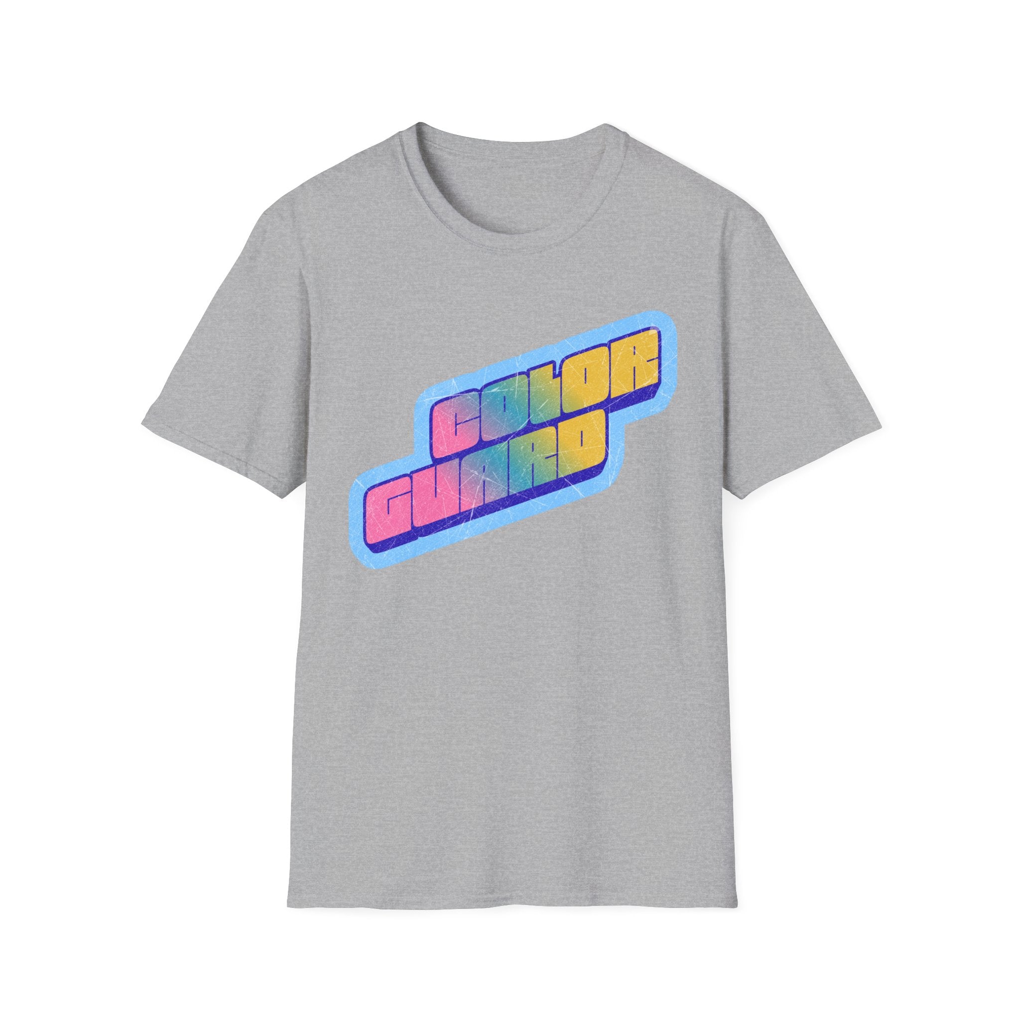Color Guard Colorful Retro Statement Tee