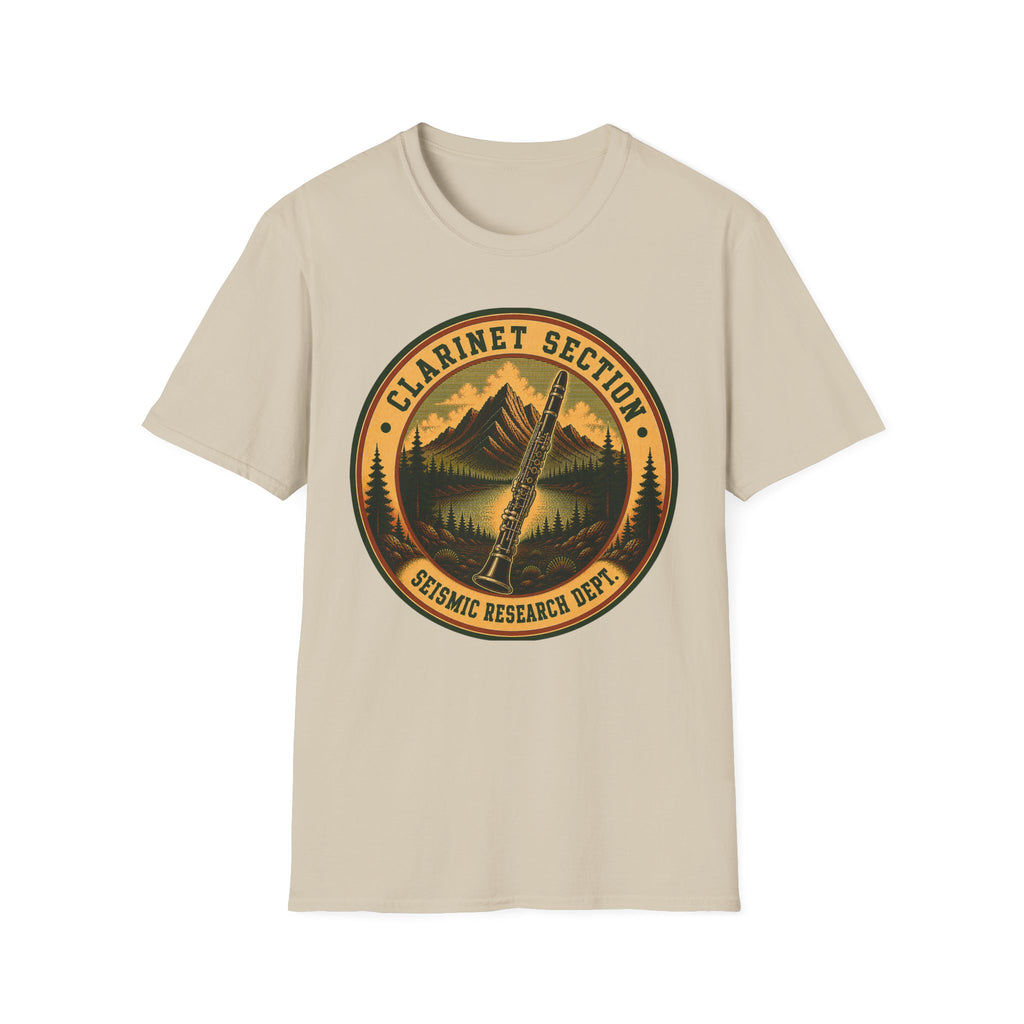 Copy of Clarinet Section Seismic Research Dept. Tee