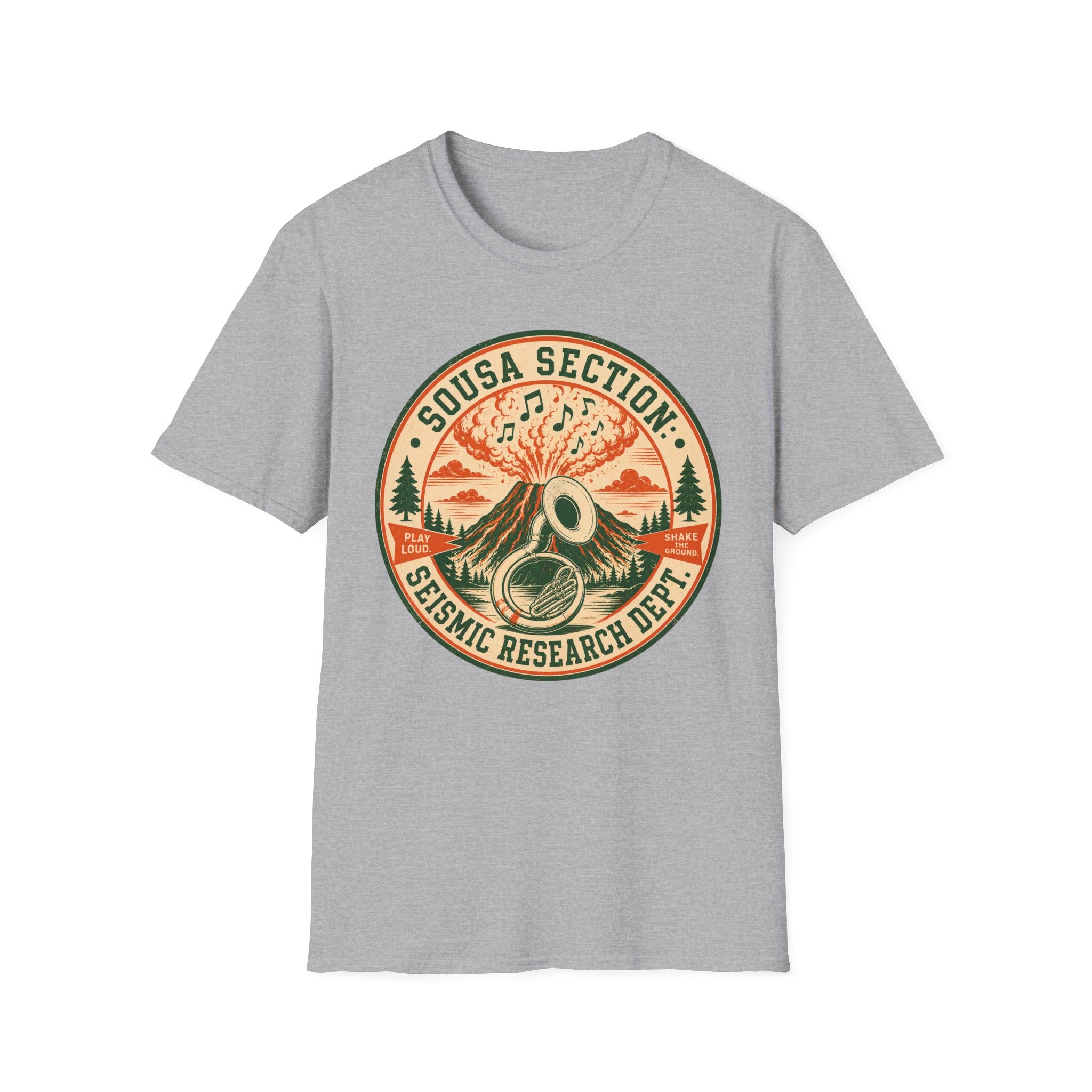 Copy of Sousa Section Seismic Research Dept. Band Tee