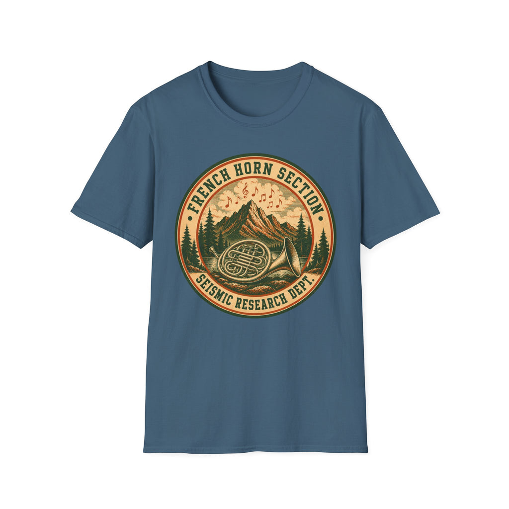 French Horn Section Seismic Research Dept. Tee