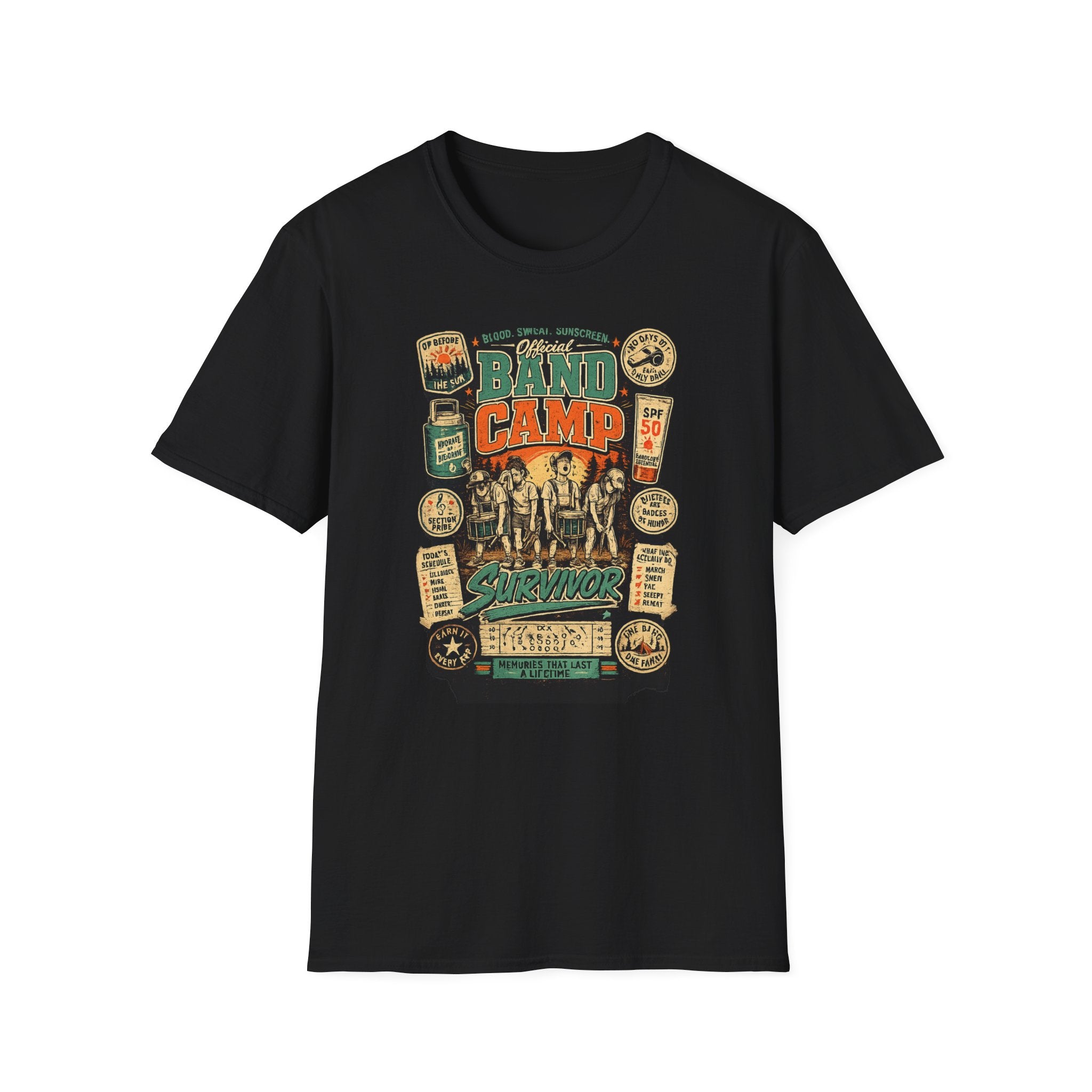 Band Camp Survivor Poster Tee