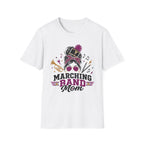 Pink Messy Bun Marching Band Mom Tee