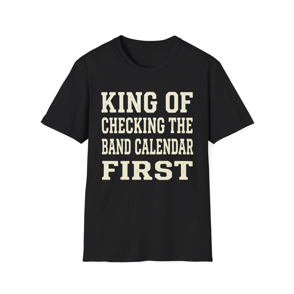 King of Checking the Band Calendar First Tee