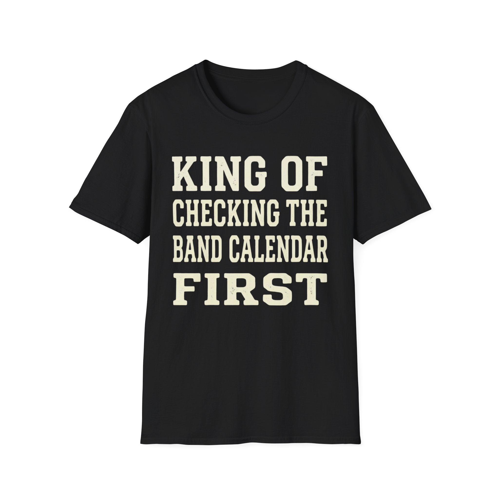 King of Checking the Band Calendar First Tee