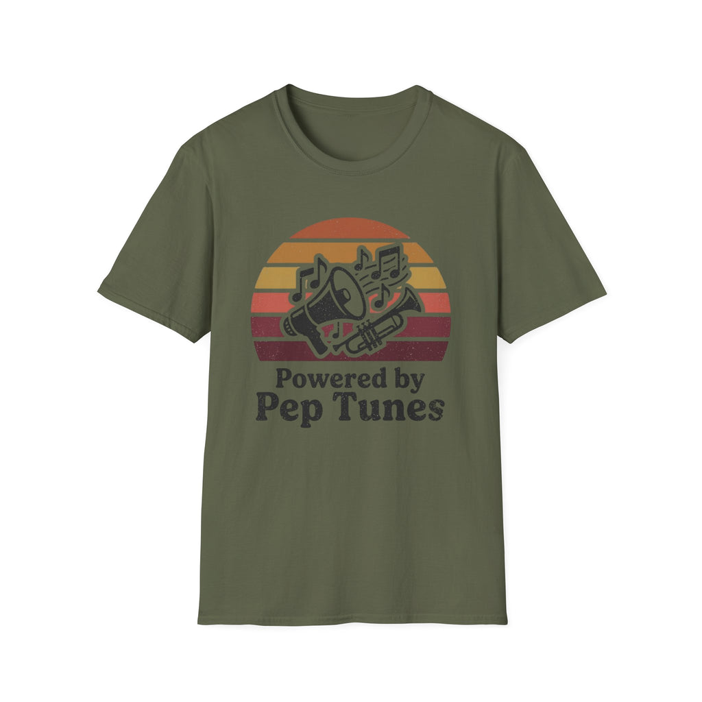 Distressed Powered by Pep Tunes Sunset Tee