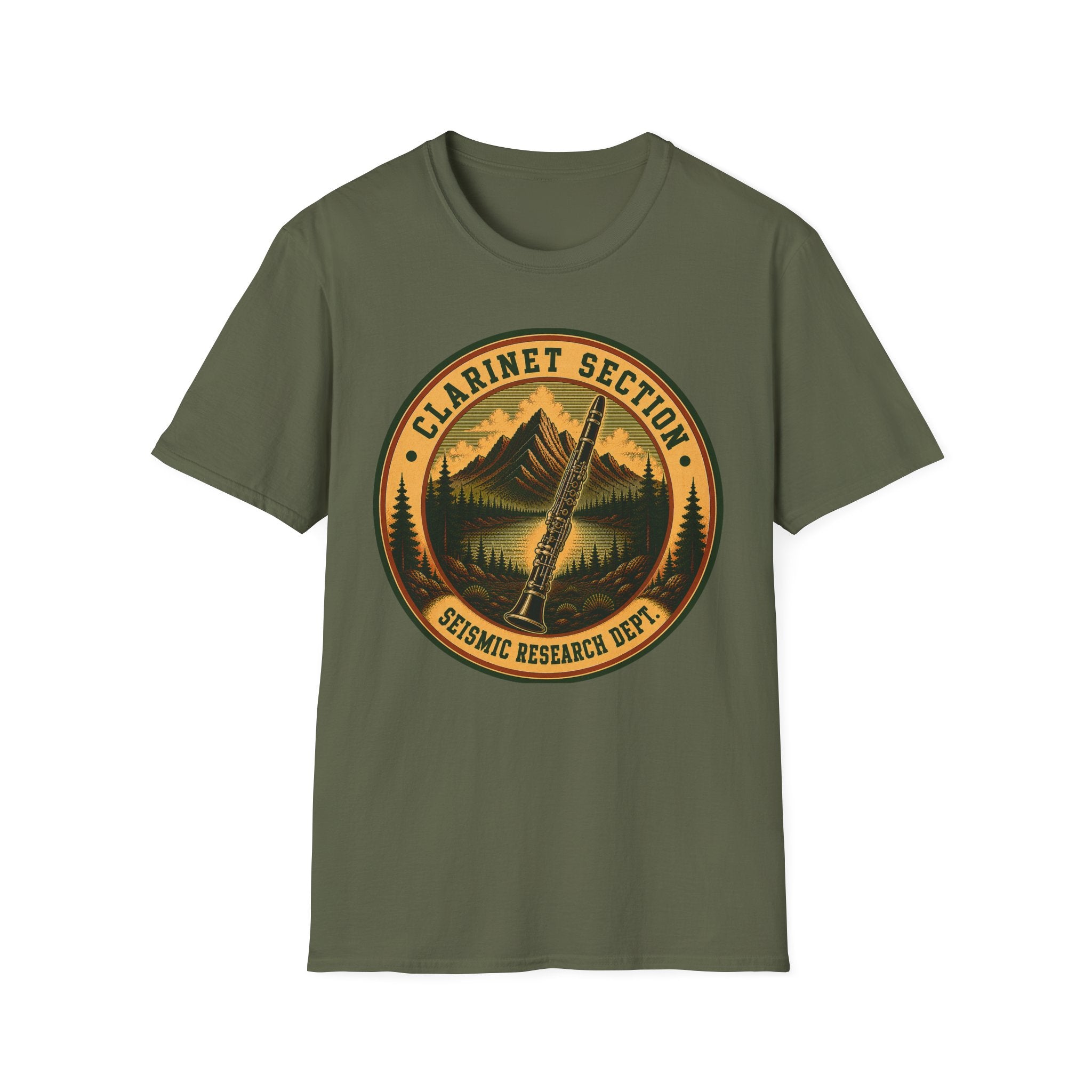 Copy of Clarinet Section Seismic Research Dept. Tee