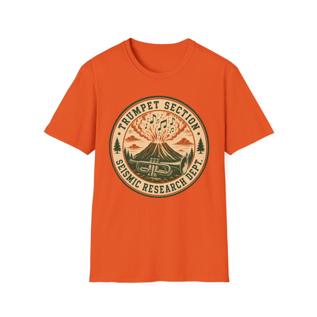 Copy of Trumpet Section Seismic Research Dept. Tee