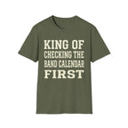 King of Checking the Band Calendar First Tee