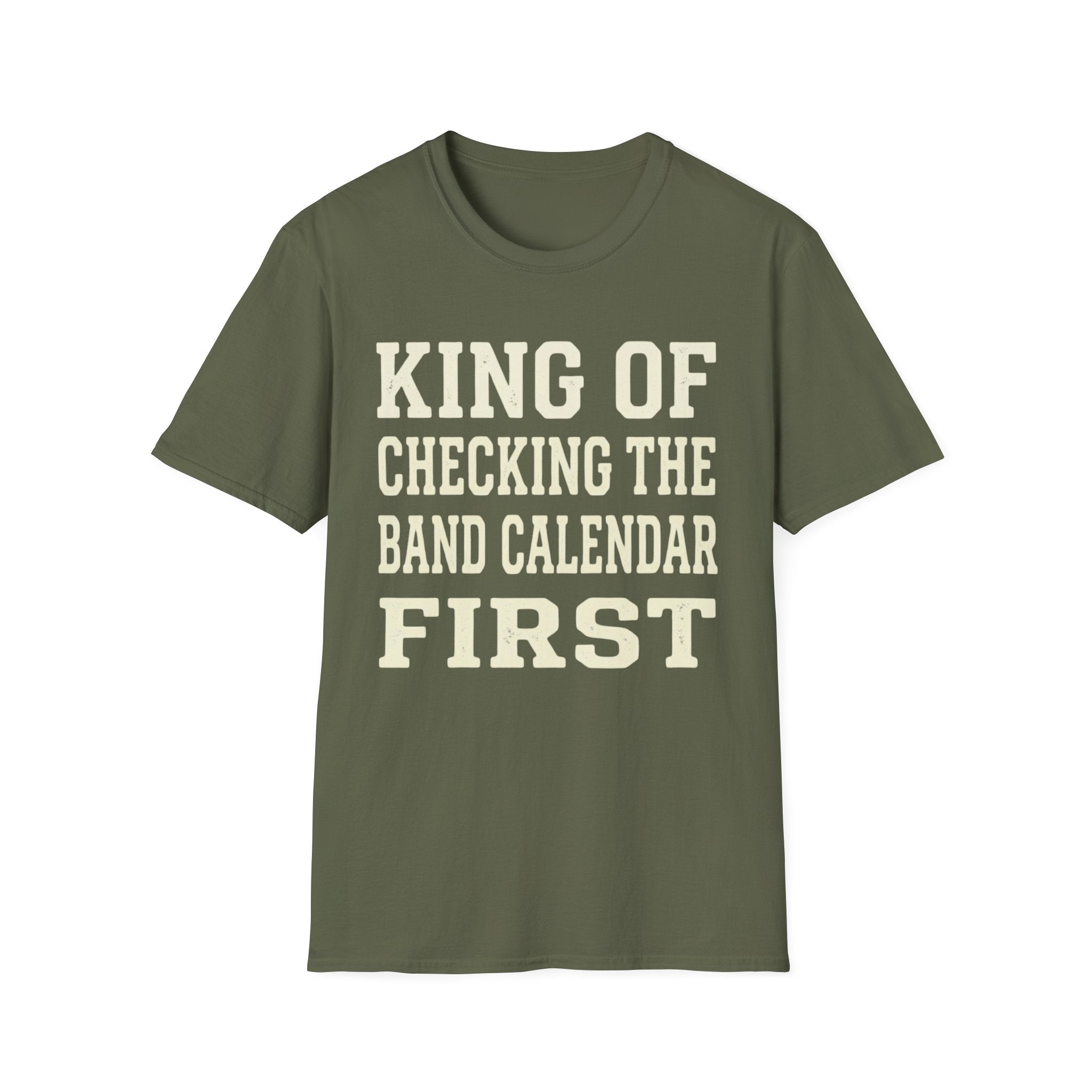 King of Checking the Band Calendar First Tee