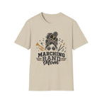 Gray Messy Bun Marching Band Mom Tee