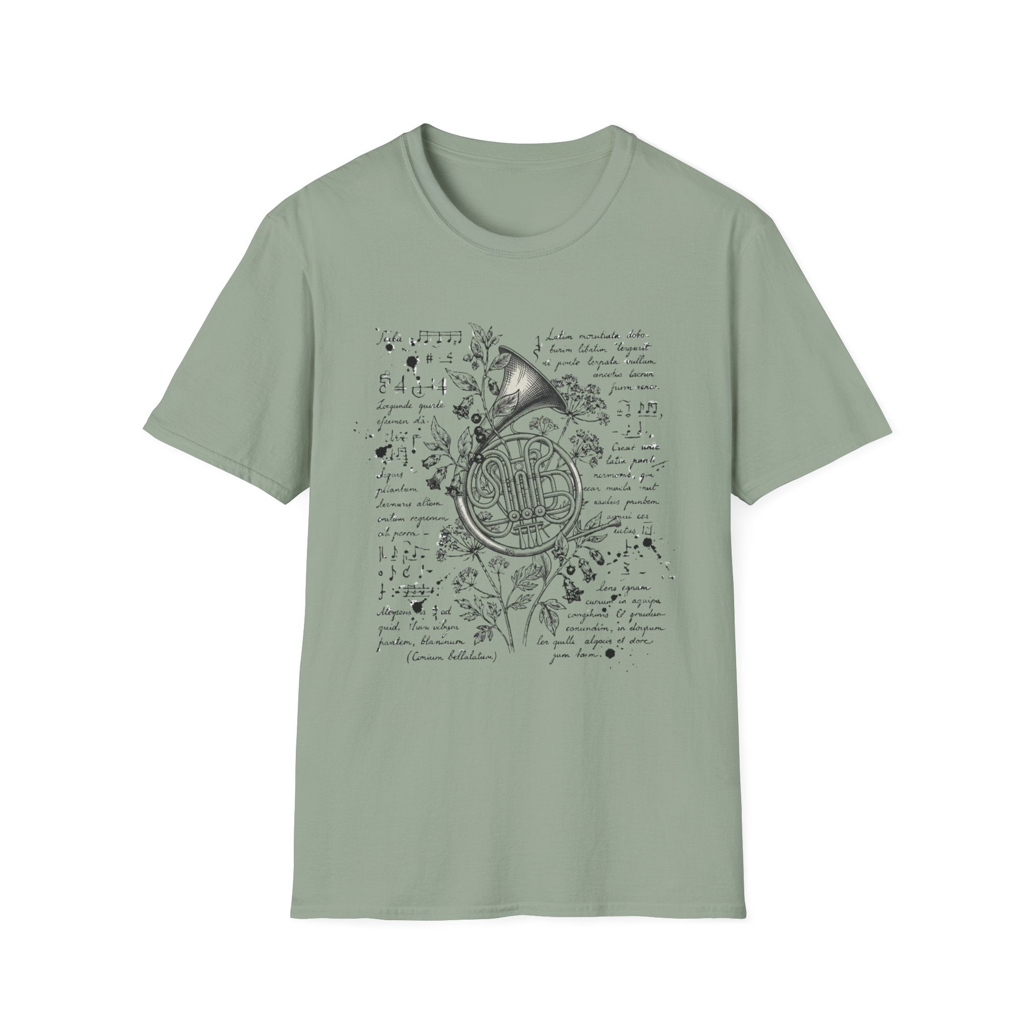 French Horn Dark Academia Tee