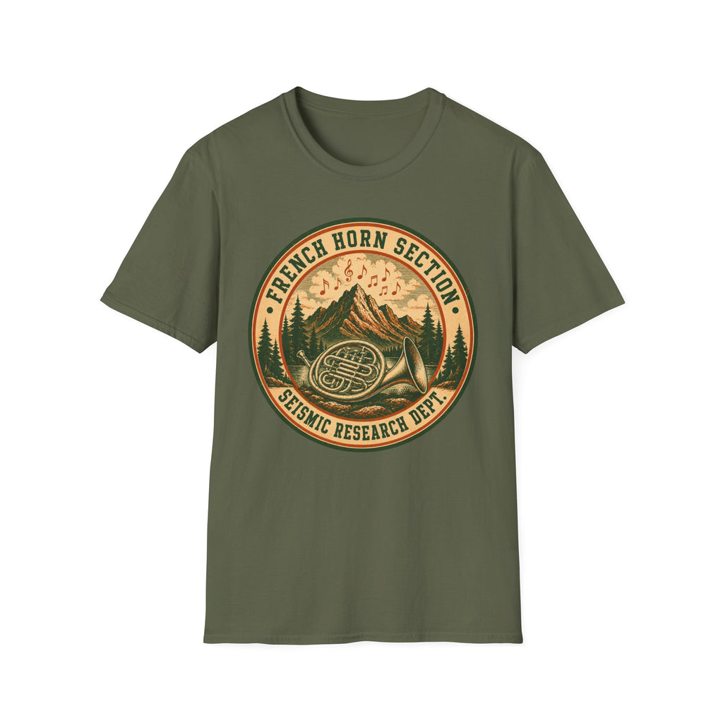 Copy of French Horn Section Seismic Research Dept. Tee