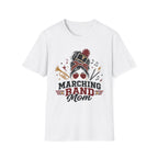Red Messy Bun Marching Band Mom Tee