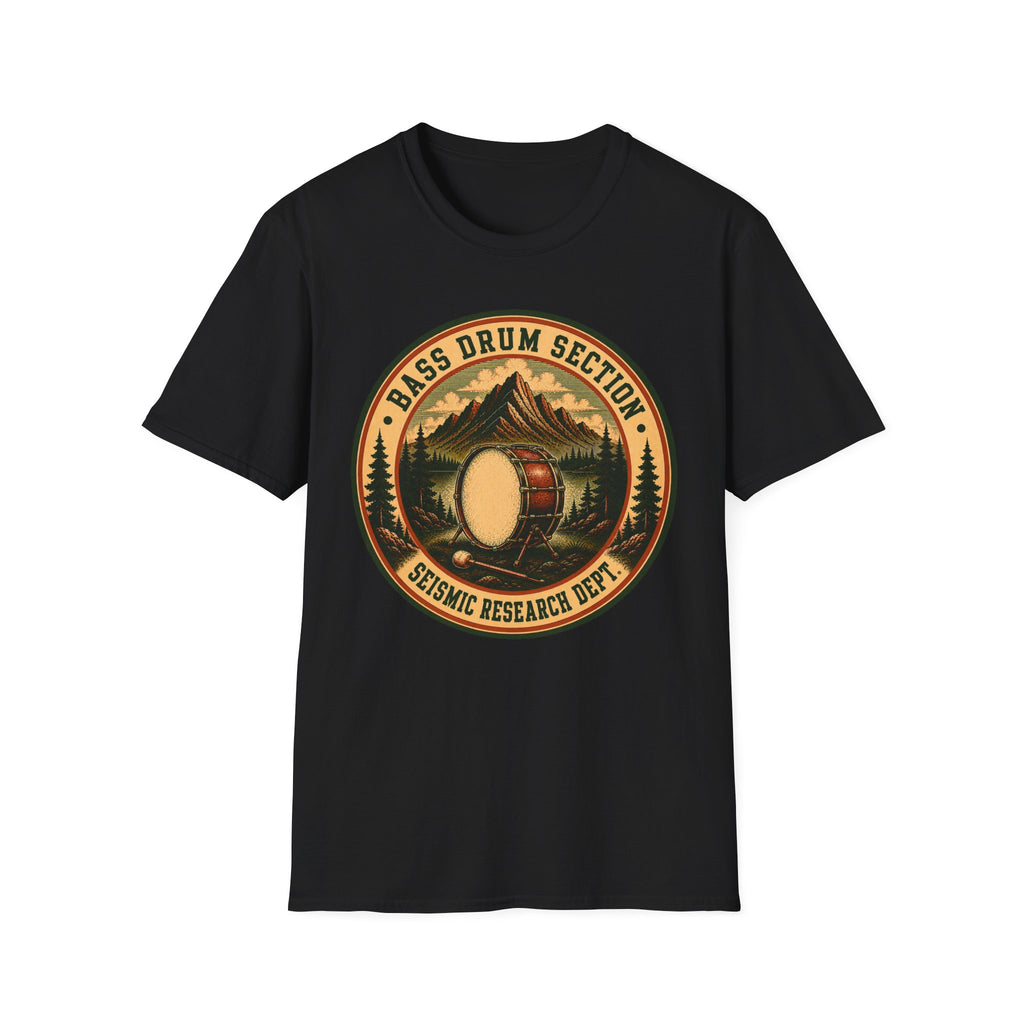 Bass Drum Section Seismic Research Dept. Tee