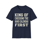 King of Checking the Band Calendar First Tee