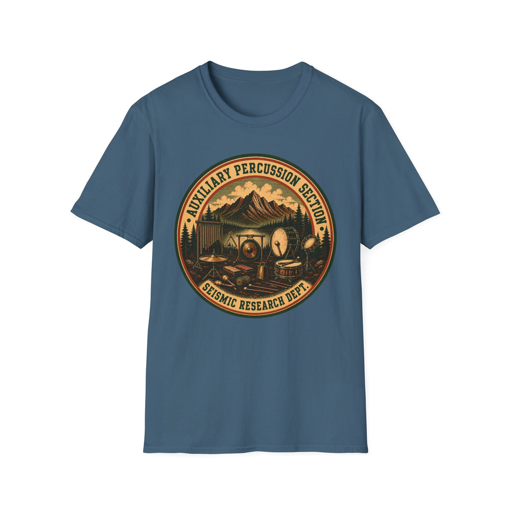 Auxiliary Percussion Section Seismic Research Department Tee