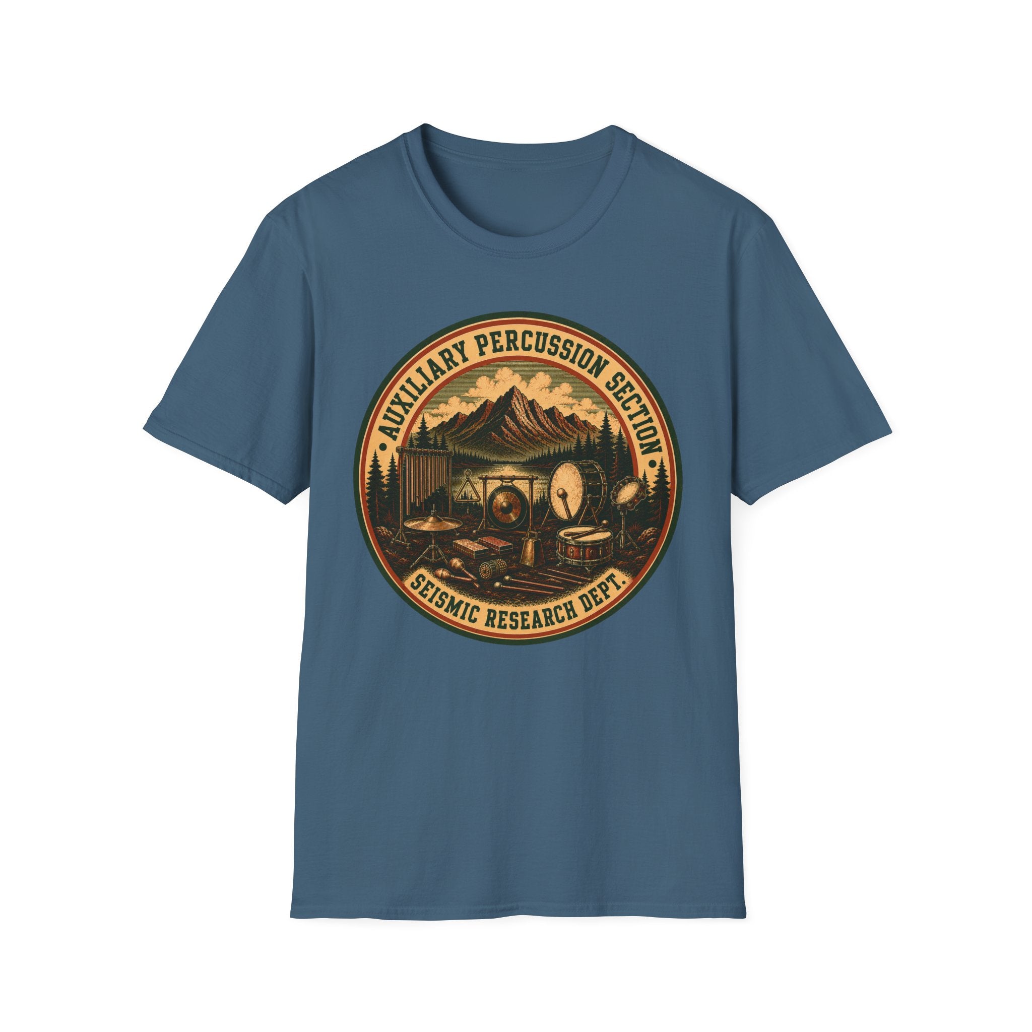 Auxiliary Percussion Section Seismic Research Department Tee
