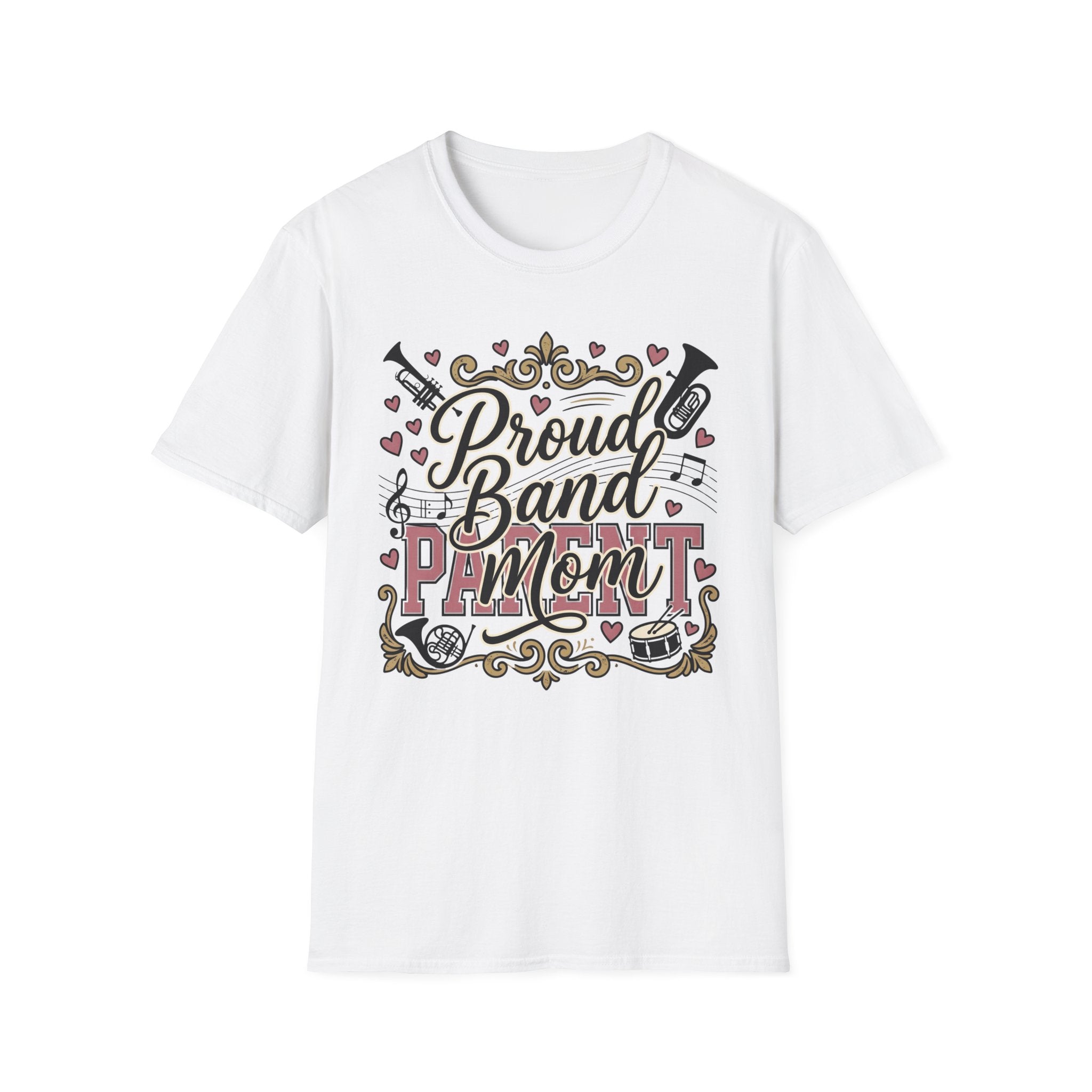 Proud Band Mom Script Tee