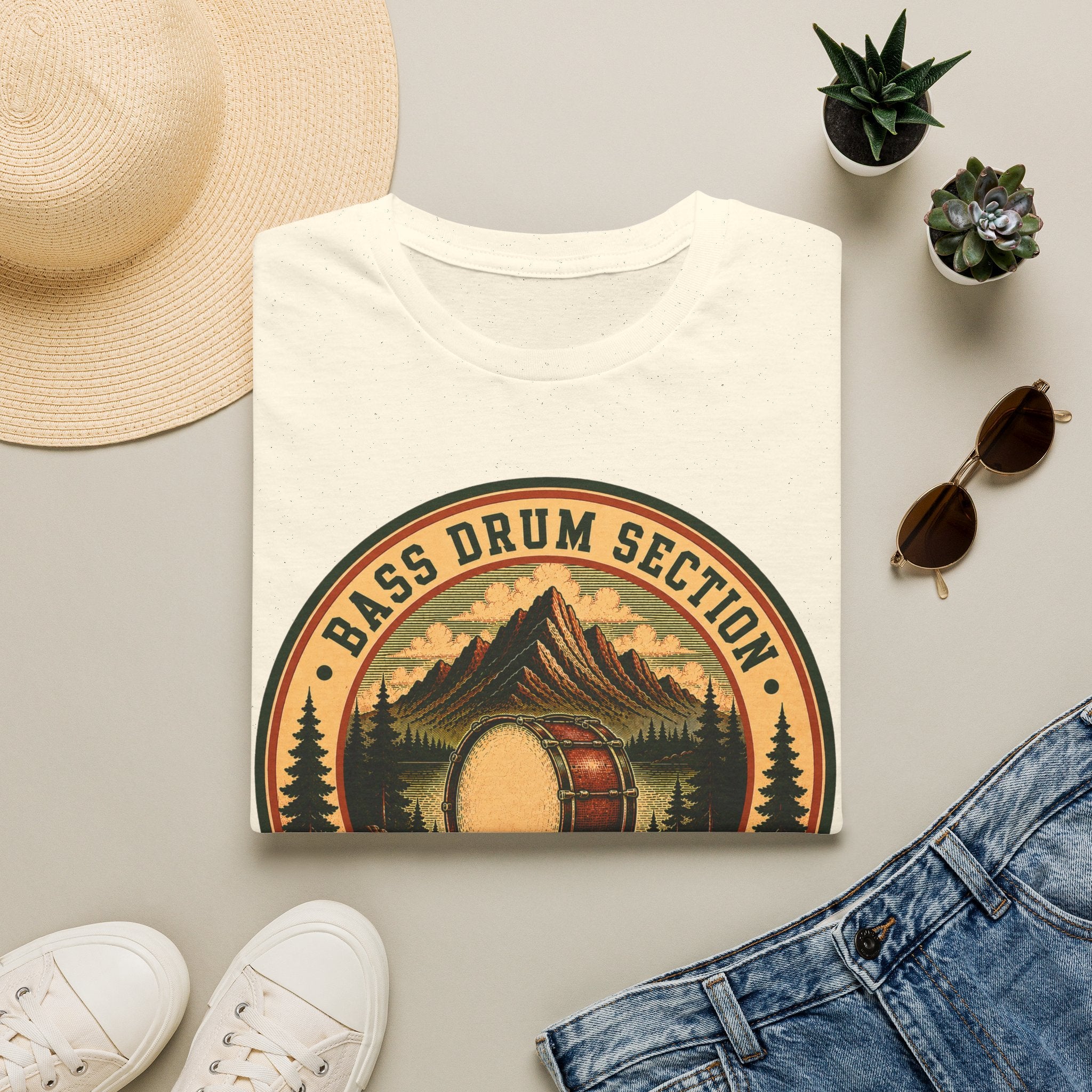 Bass Drum Section Seismic Research Dept. Tee