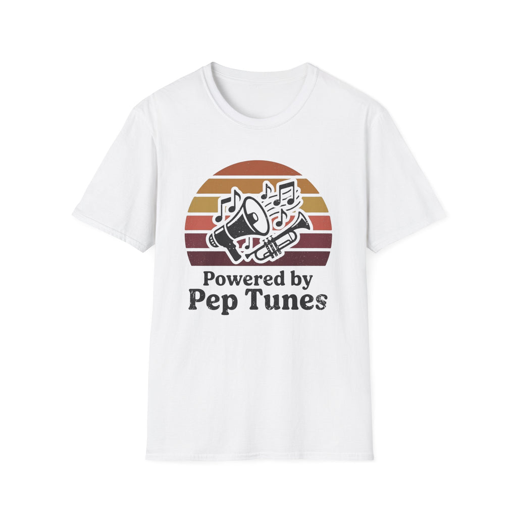 Distressed Powered by Pep Tunes Sunset Tee