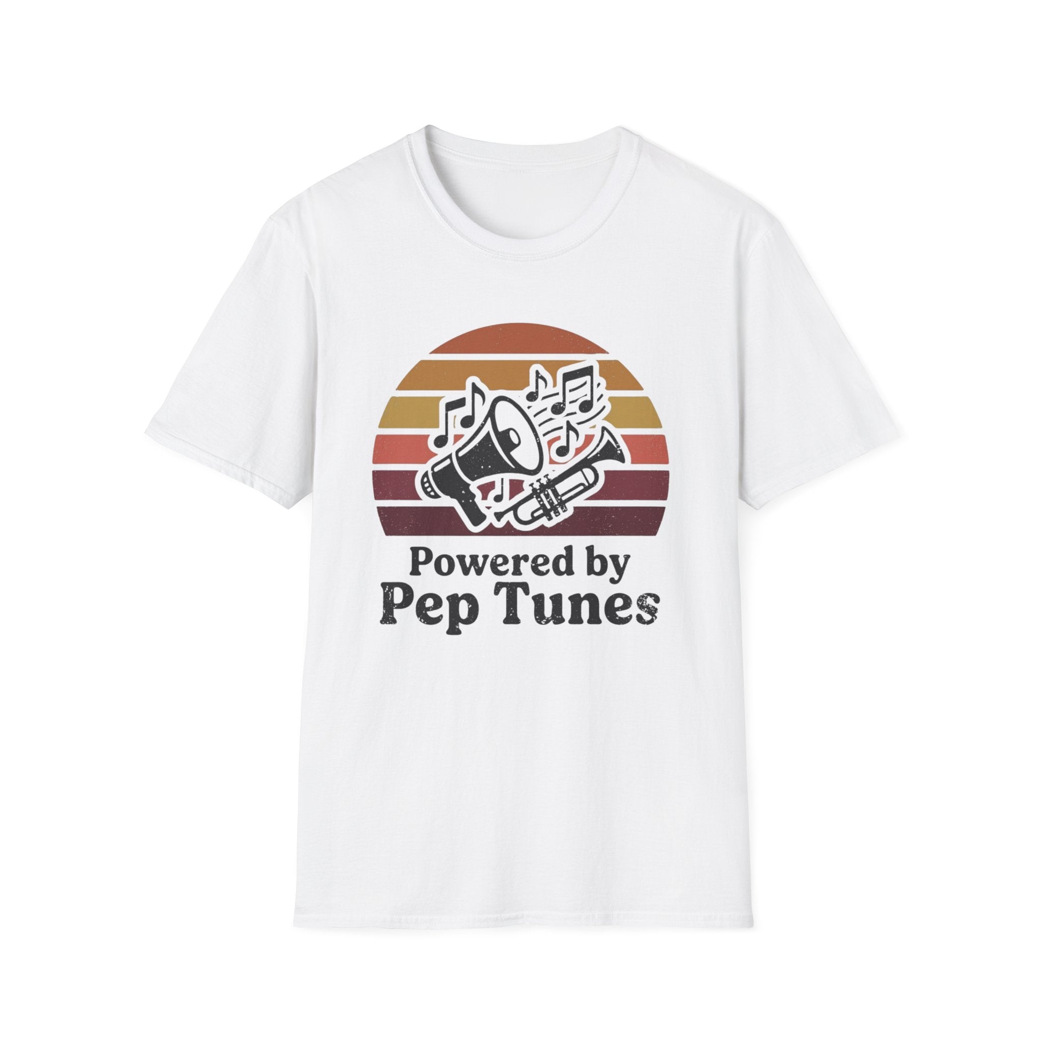 Distressed Powered by Pep Tunes Sunset Tee