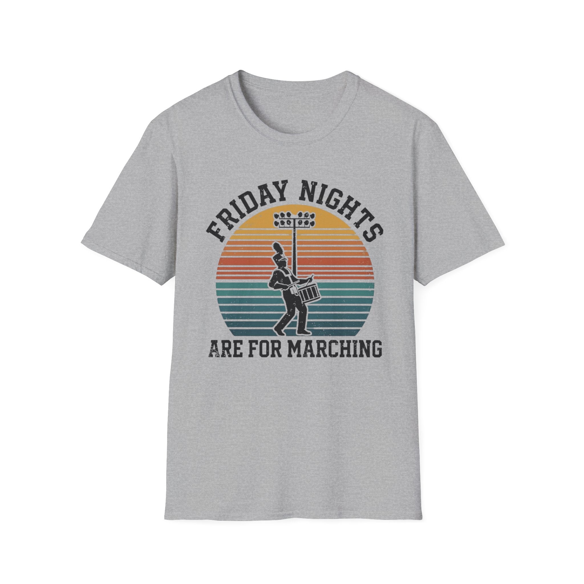 Distressed Friday Nights are for Marching Sunset Tee