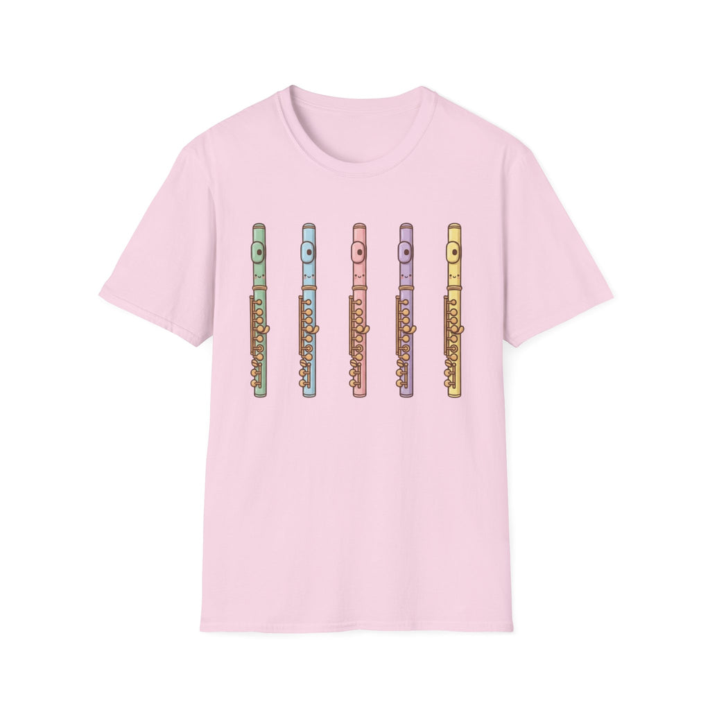 Cute Kawaii Flute Colorful Tee