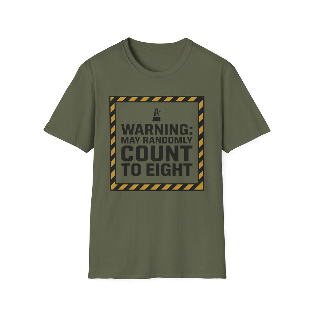 Warning-May Randomly Count to Eight Tee