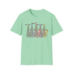 Cute Kawaii Colorful Saxophone Tee