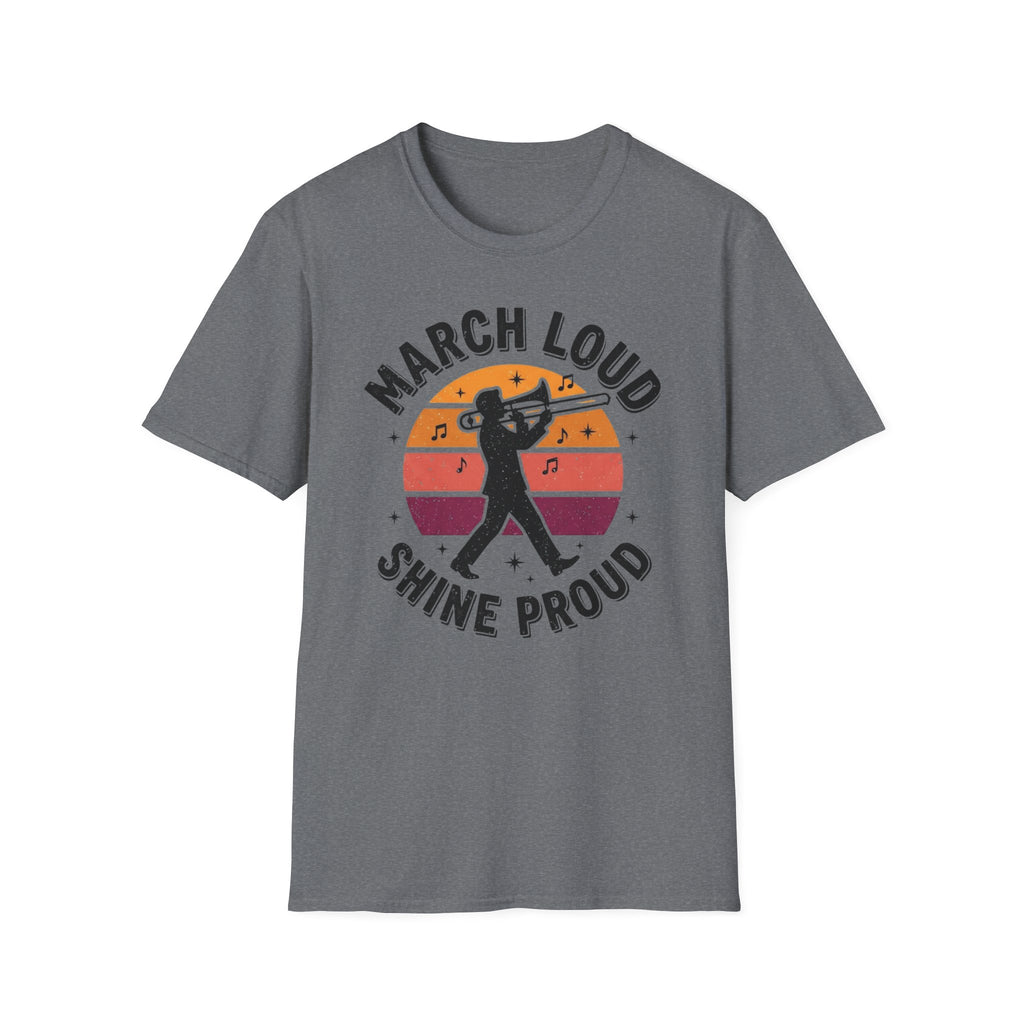 Distressed March Loud Shine Proud Sunset