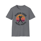 Distressed March Loud Shine Proud Sunset