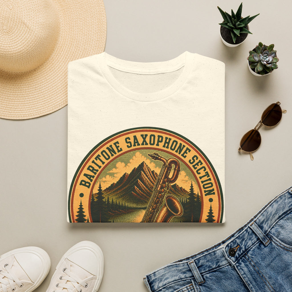 Baritone Saxophone Section Seismic Research Department Tee