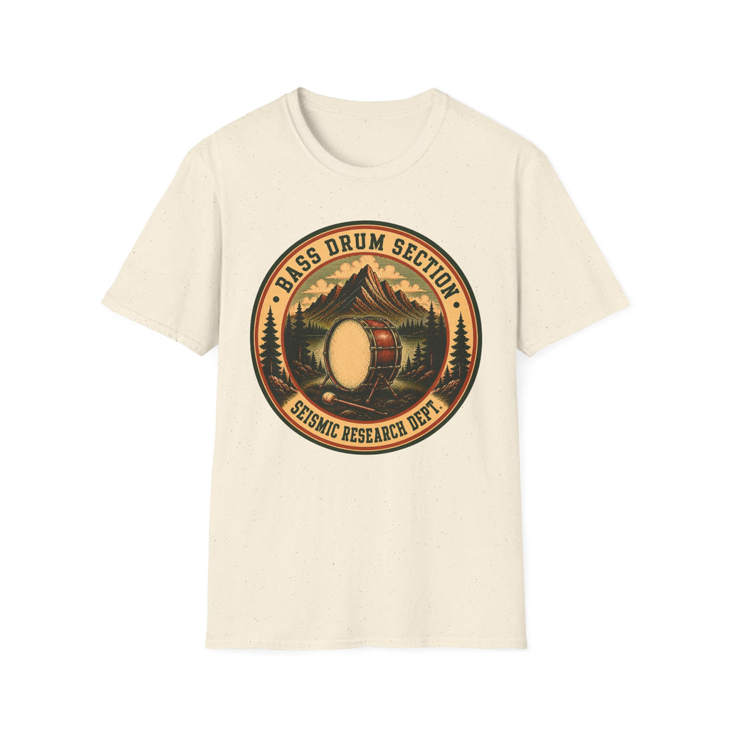 Bass Drum Section Seismic Research Dept. Tee