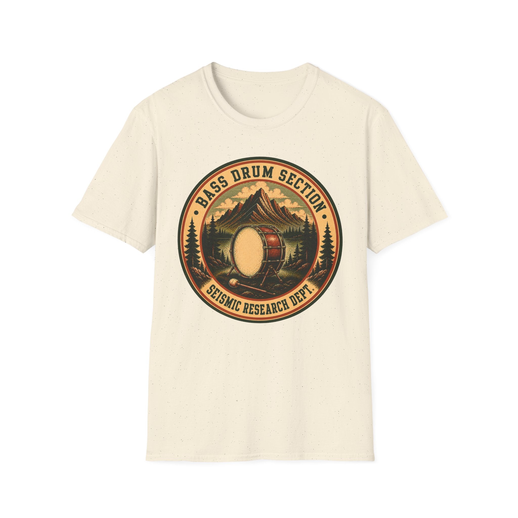 Bass Drum Section Seismic Research Dept. Tee