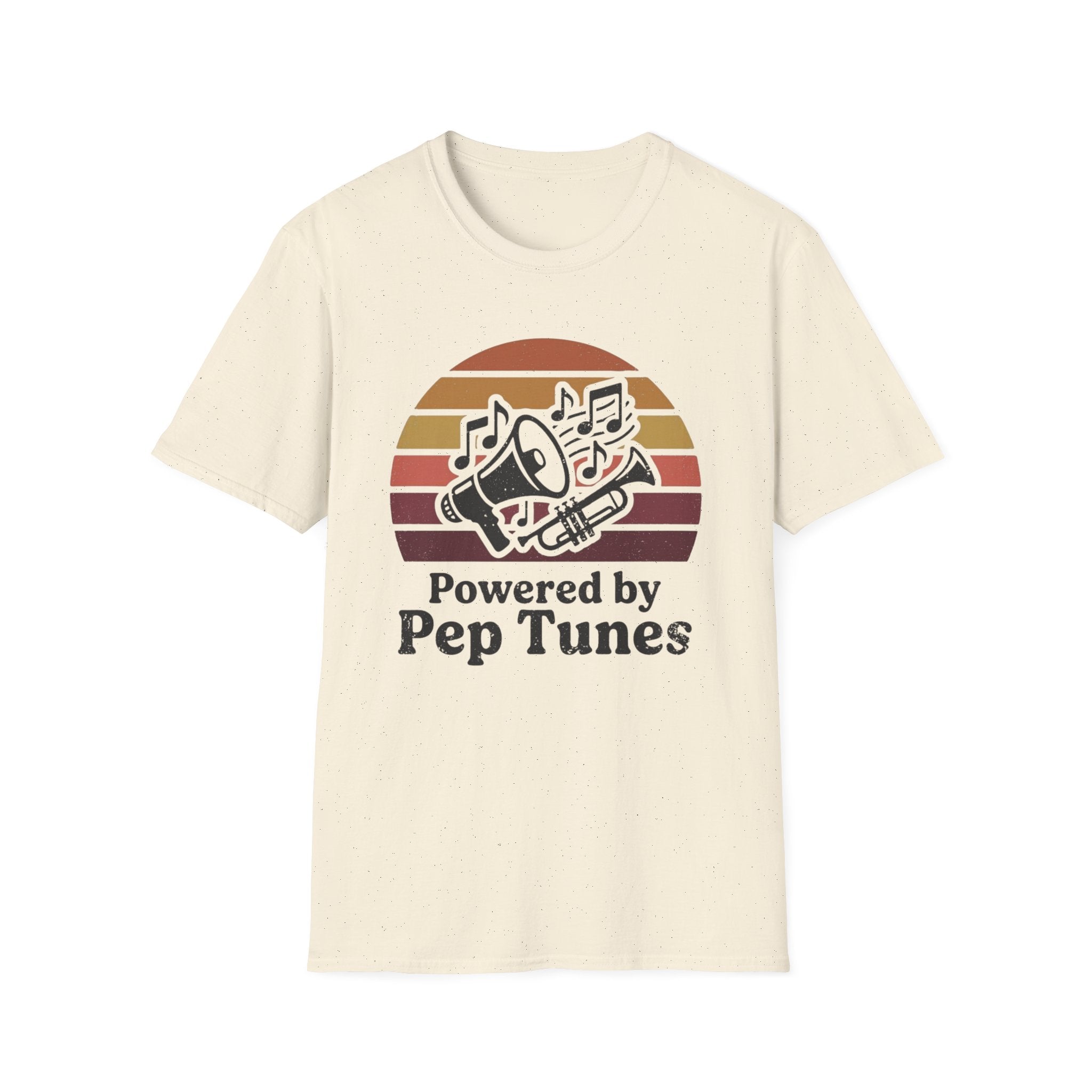 Distressed Powered by Pep Tunes Sunset Tee
