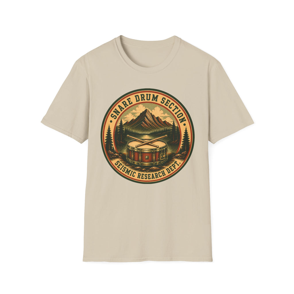 Copy of Snare Drum Section Seismic Research Dept. Tee