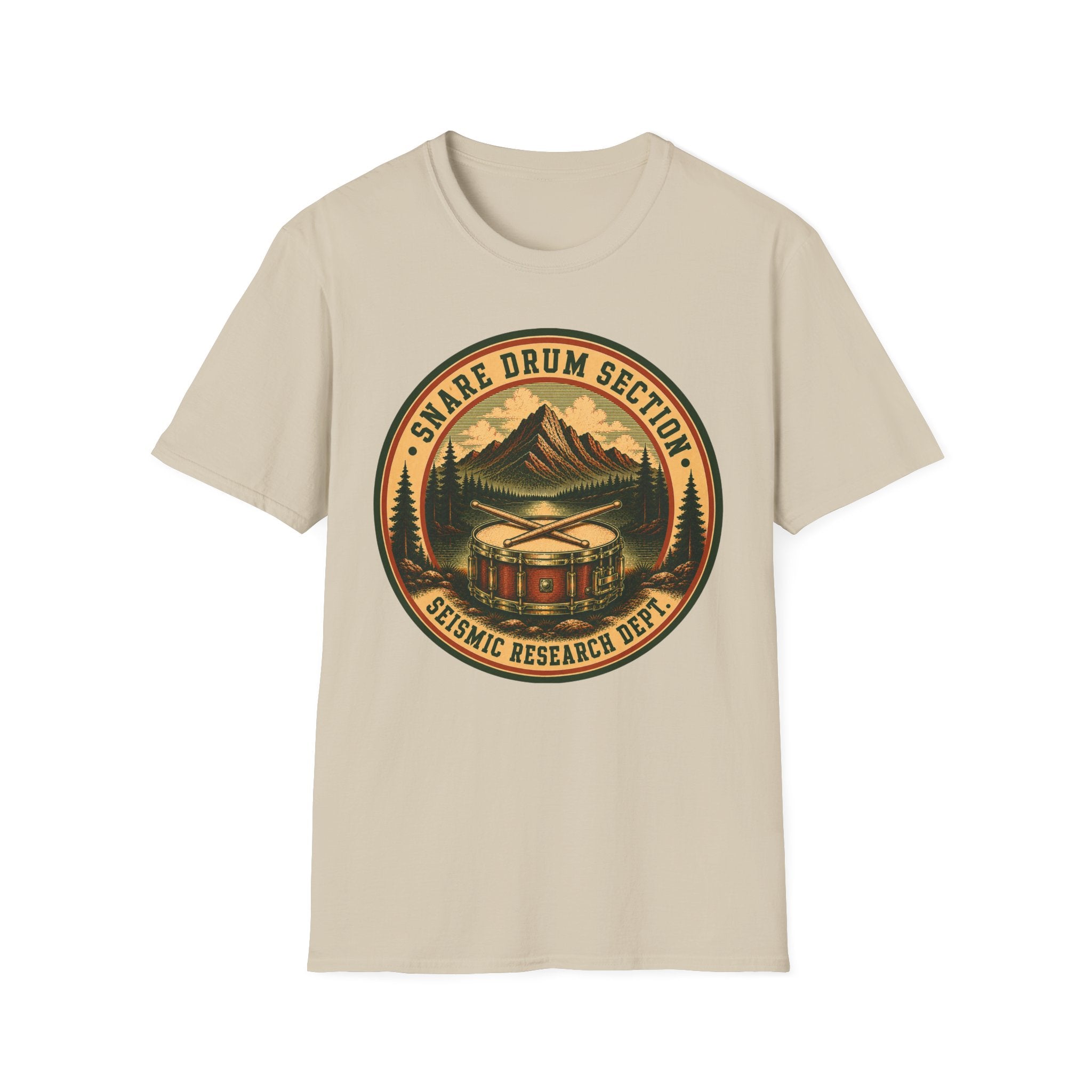 Copy of Snare Drum Section Seismic Research Dept. Tee