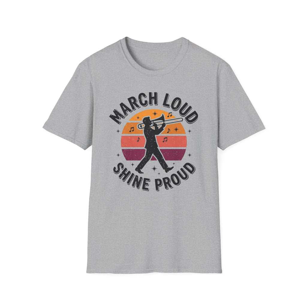 Distressed March Loud Shine Proud Sunset