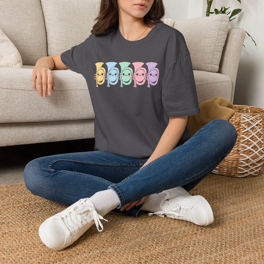Cute Kawaii Colorful Brass Tee