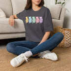 Cute Kawaii Colorful Brass Tee