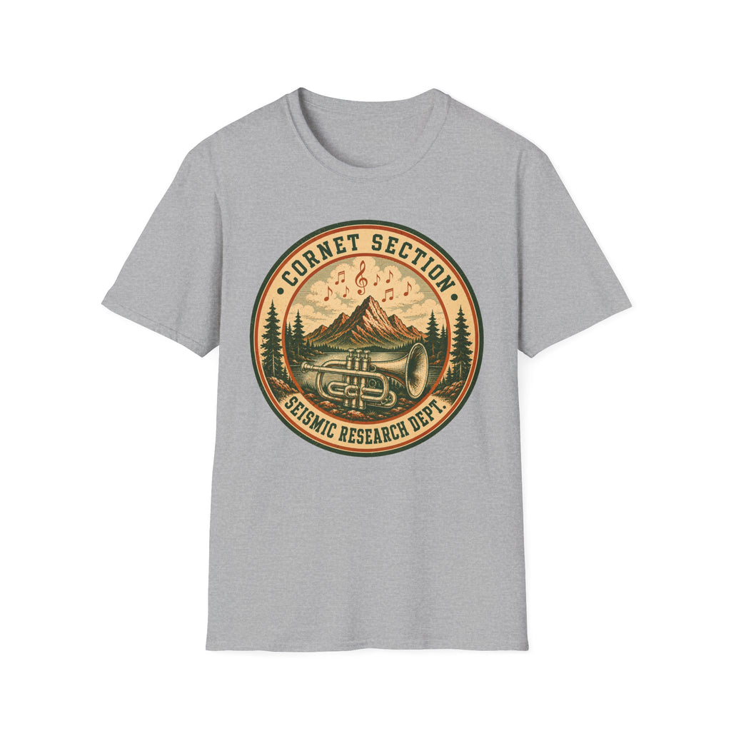 Copy of Cornet Section Seismic Research Dept. Tee