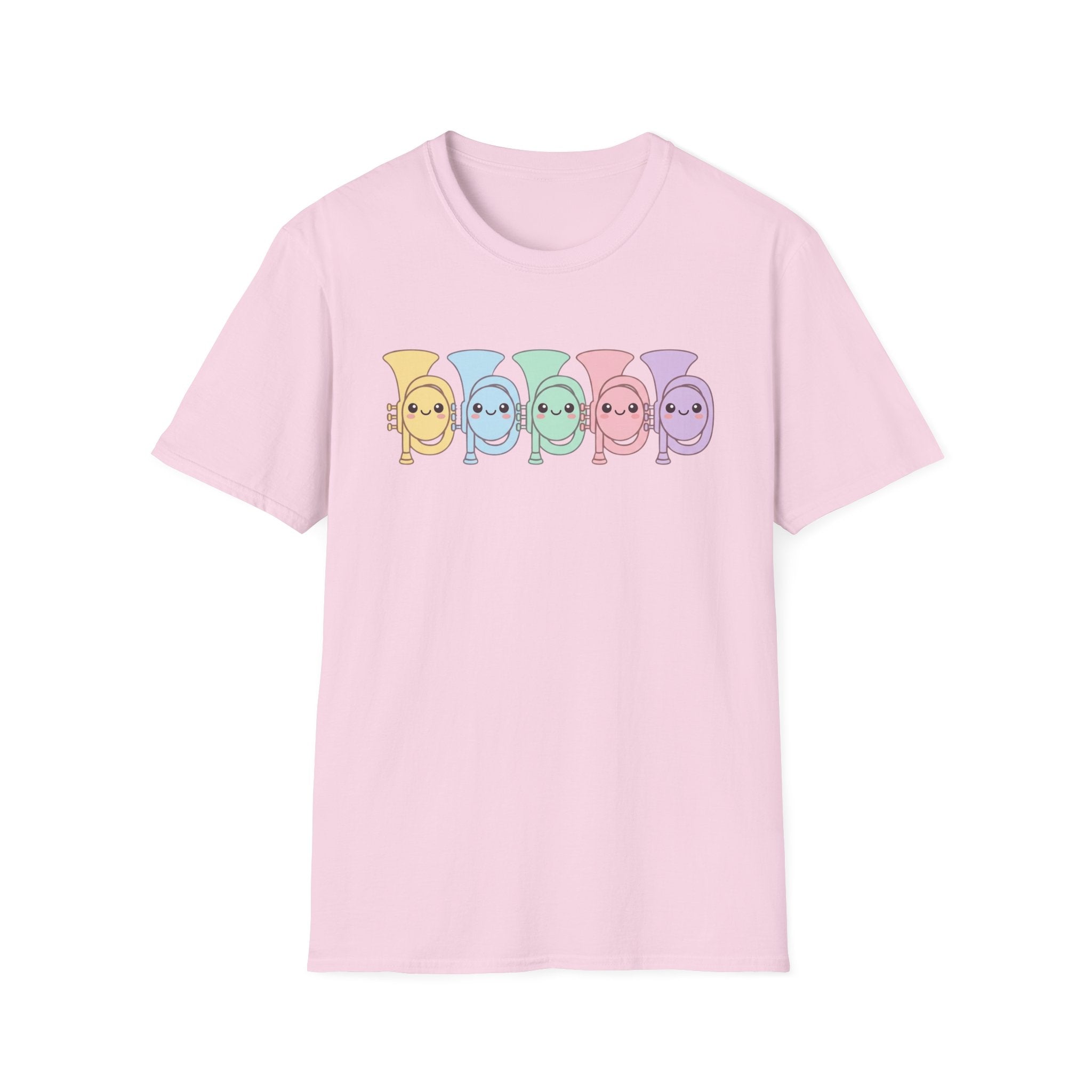 Cute Kawaii Colorful Brass Tee