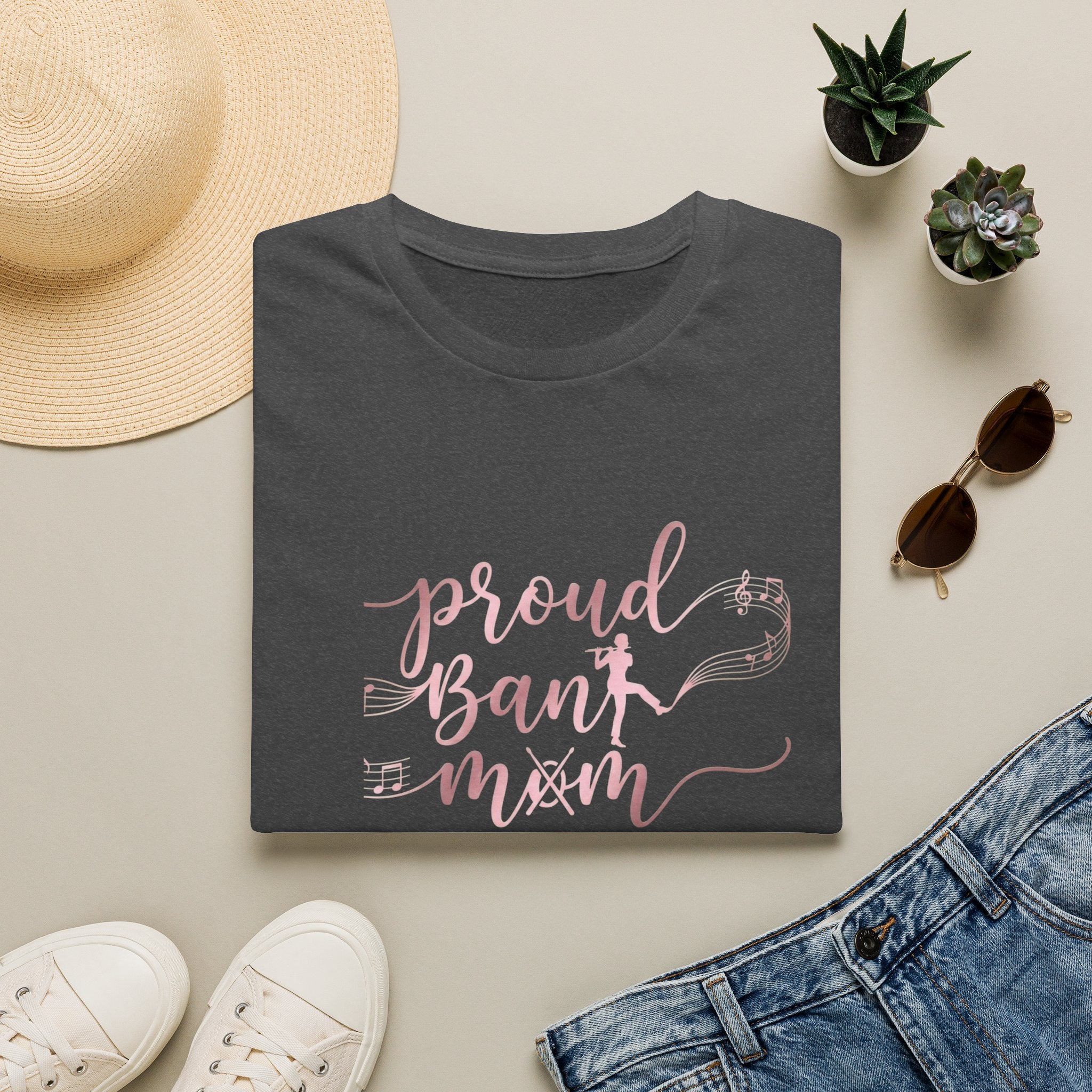 Copy of Proud Band Mom Shiny Tee