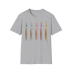 Cute Kawaii Flute Colorful Tee