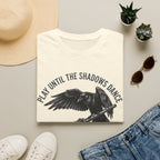 Flute 'Play Until the Shadows Dance' Raven Graphic Tee