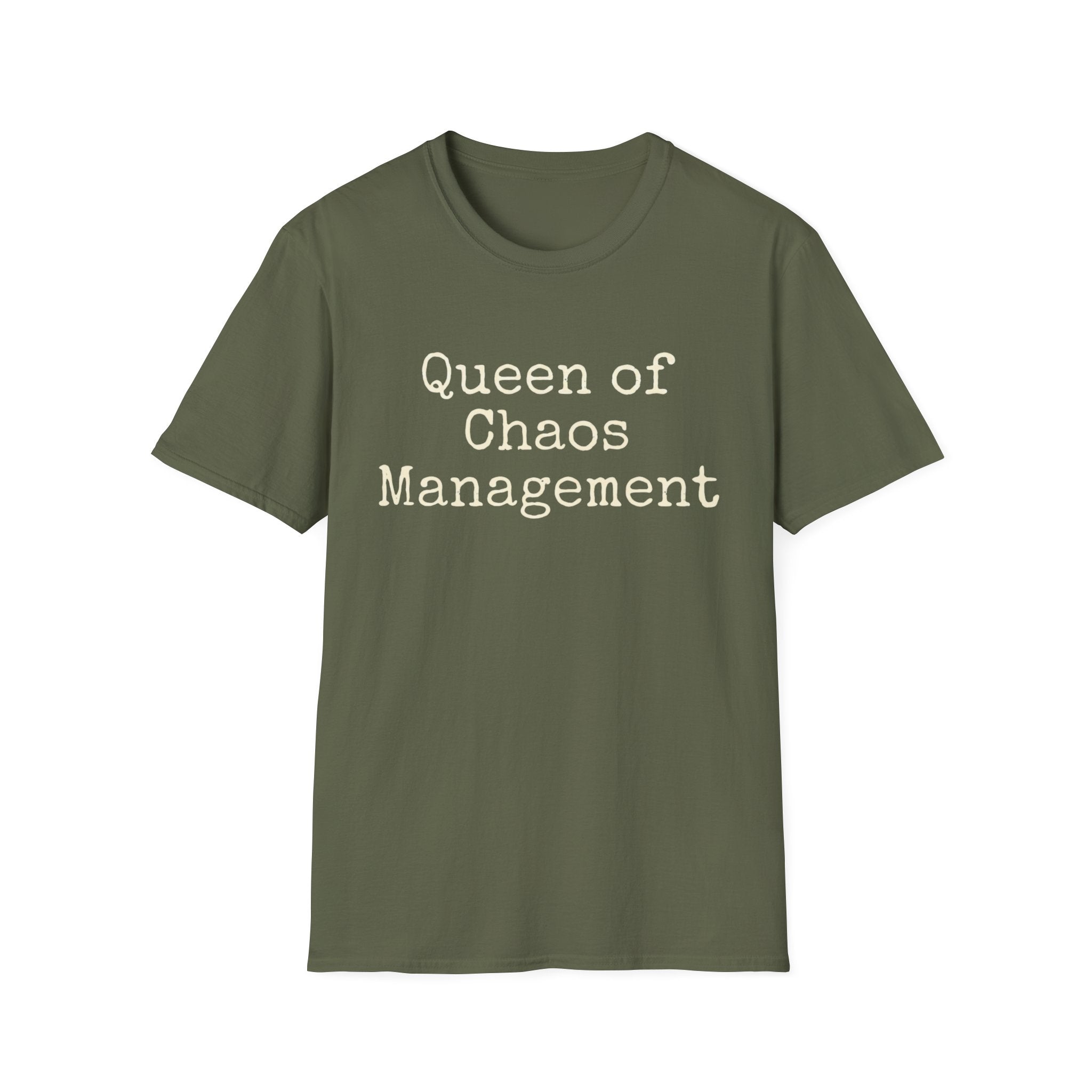 Queen of Chaos Management Tee