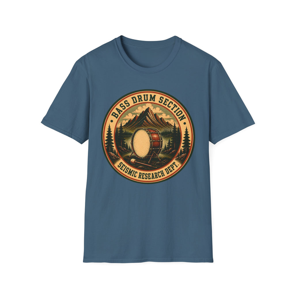 Bass Drum Section Seismic Research Dept. Tee